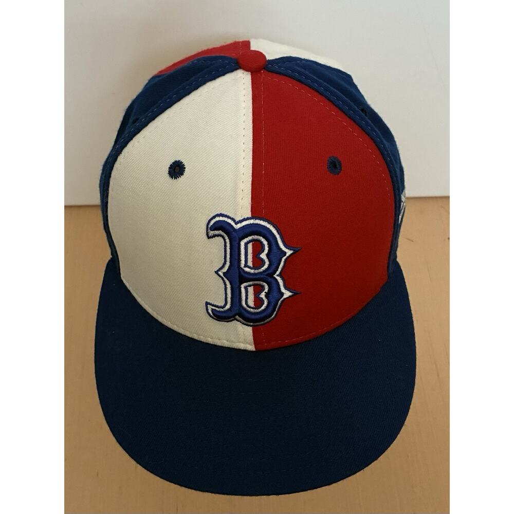 New Era 5950 Boston Red Sox Size 1 1/8 MLB 100% Wool Baseball Hat Cap Made USA - Picture 14 of 15